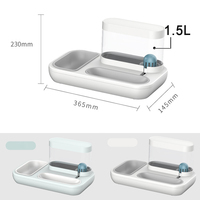 4 styl kot domowy miska pies dla kotów podajnik miski kotek automatyczna fontanna do picia 1.5L pojemność Puppy Feeding Waterer Products 2